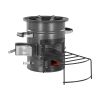 Camping Rocket Stove, Wood Burning Portable Rocket Stove with Carrying Bag for Backpacking, SPCC Steel, Double Door, Burn Twigs