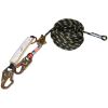 VEVOR Vertical Lifeline Assembly, 0.55'' x 100' Fall Protection Rope with 30 KN Breaking Tension, Polyester Roofing Rope with Steel Snap Hooks