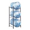 VEVOR 3 Tiers Water Jug Holder Single Row Water Bottle Rack for 3 Bottles Black