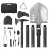 Survival Shovel Survival Axe 28-in-1 Camping Folding Shovels with Hatchet
