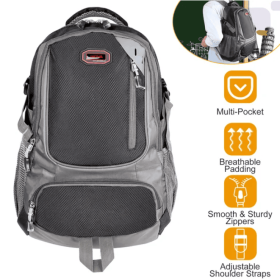 Neutral School Backpack, Casual Travel Shoulder Bag