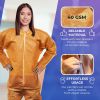 Orange Disposable Coveralls for Men/Women