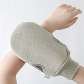 General Bath Towel For Adult Bathing And Scrubbing Gloves (Color: Green)