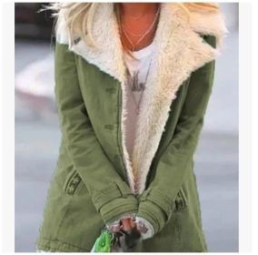 Women Winter Warm Coats New Style (Option: Green-XXL)