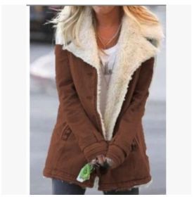 Women Winter Warm Coats New Style (Option: Dark Brown-XXL)