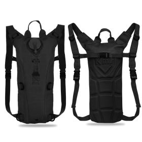 Tactical Hydration Pack 3L Water Bladder Adjustable Water Drink Backpack for Hiking Cycling Climbing Running (Option: 2LWaterBagBlack)