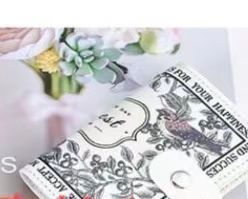 Flower Anime  Anti-degaussing Multiple Card Slots Bank  Document Package Large Capacity Card Holder (Option: Forest Birdsong)