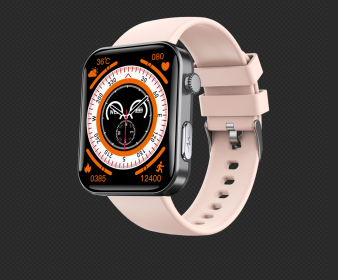 2025 Smart Watch Health Tracker 2.1in Fitness Tracker (Color: Pink)