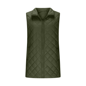 New Solid Color Cotton Jacket (Option: Army green-S)