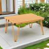 Folding Camping Table Picnic Table with Storage Bag and Waterproof Desktop