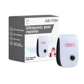 Jueyu Ultrasonic Home Mosquito, Cockroach, And Mouse Repellent Plug-in Smart Nightlight Insect Repeller (Option: 2pcs)