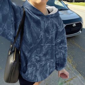 Hoodie Hot Sale Long Sleeve Jungle Maple Leaf Branches (Option: Color 2-S)